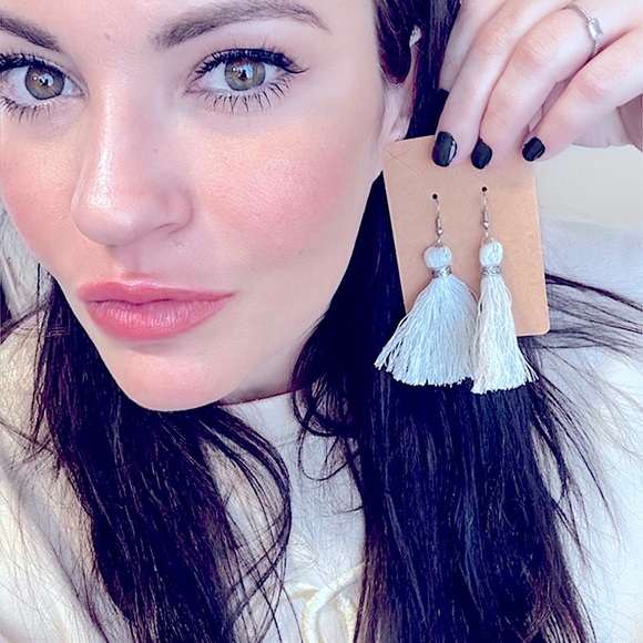 🆕hOmEmAdE w/LÖVE=jEwLeRy🏹BoHeMiAn EaRrInG »-»MaCrÄmË DaNgLes TaSsLe aRtWoRk«-« - Picture 3 of 14